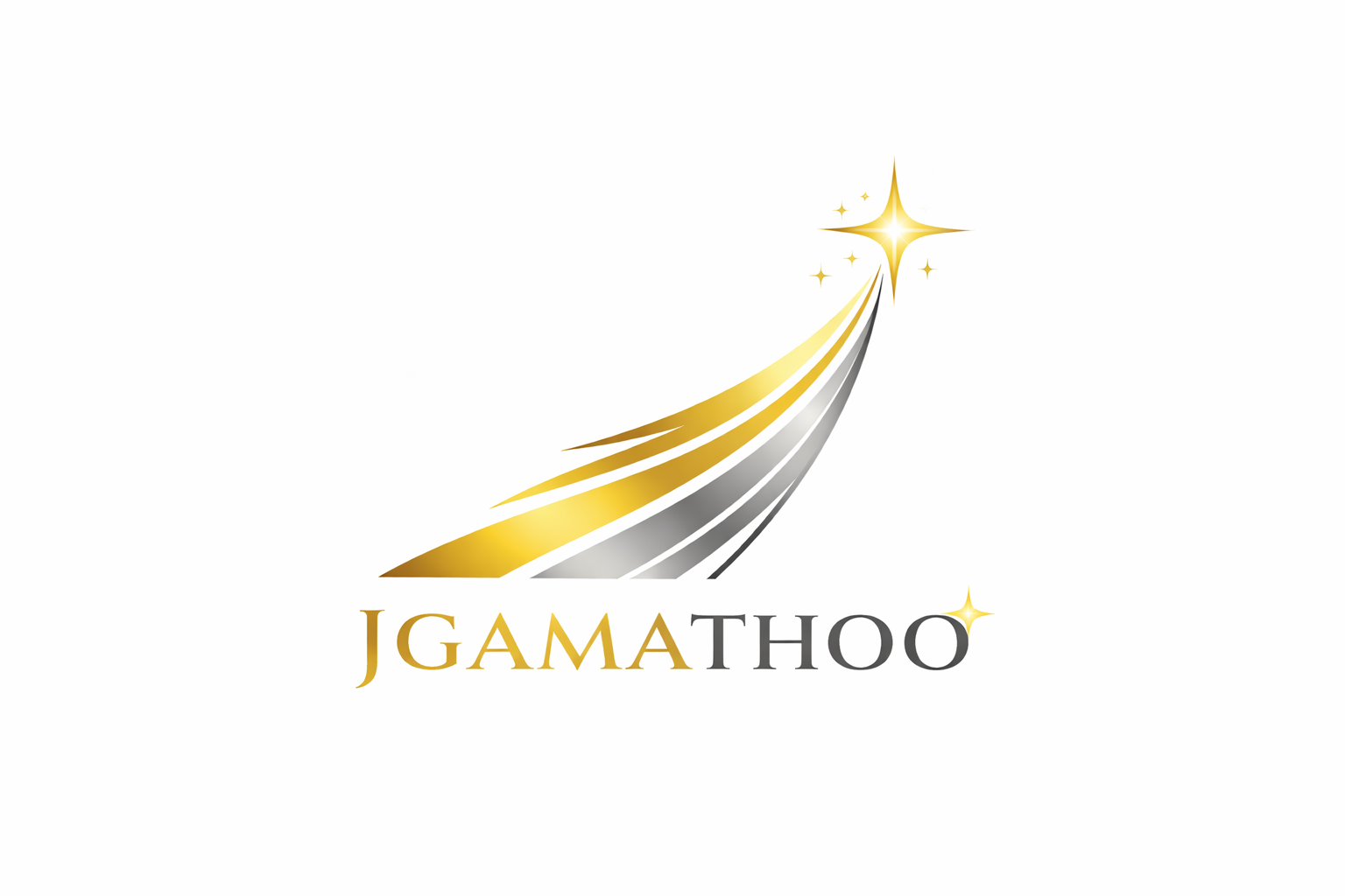 JGAMATHOO store logo with positive path and gold and silver stars